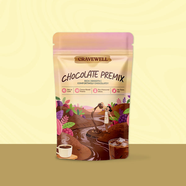 Cravewell Premium Chocolate Powder Premix – 200g