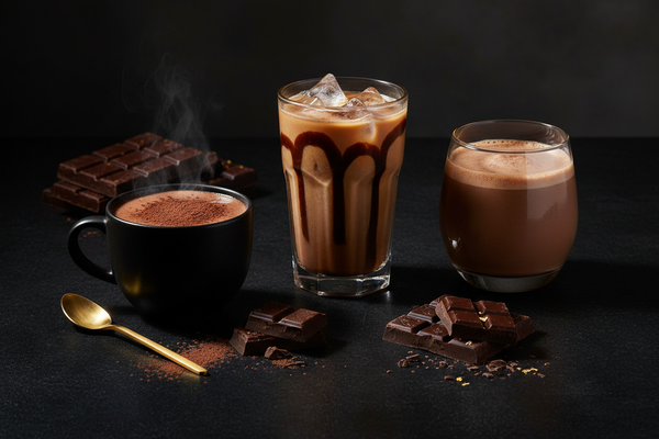 Chocolate Drink RecipesCraft luxurious hot chocolate, iced mochas, and smoothies using our premium artisan chocolate bars.